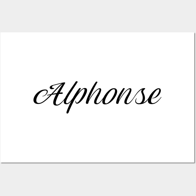 Name Alphonse Wall Art by gulden